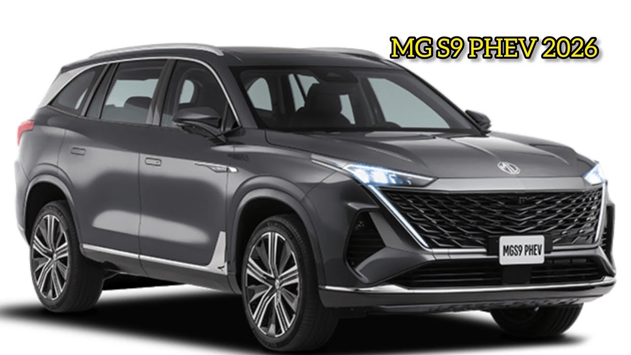 Vue extérieure du MG S9 PHEV 2026, montrant son design élégant et ses grandes roues.