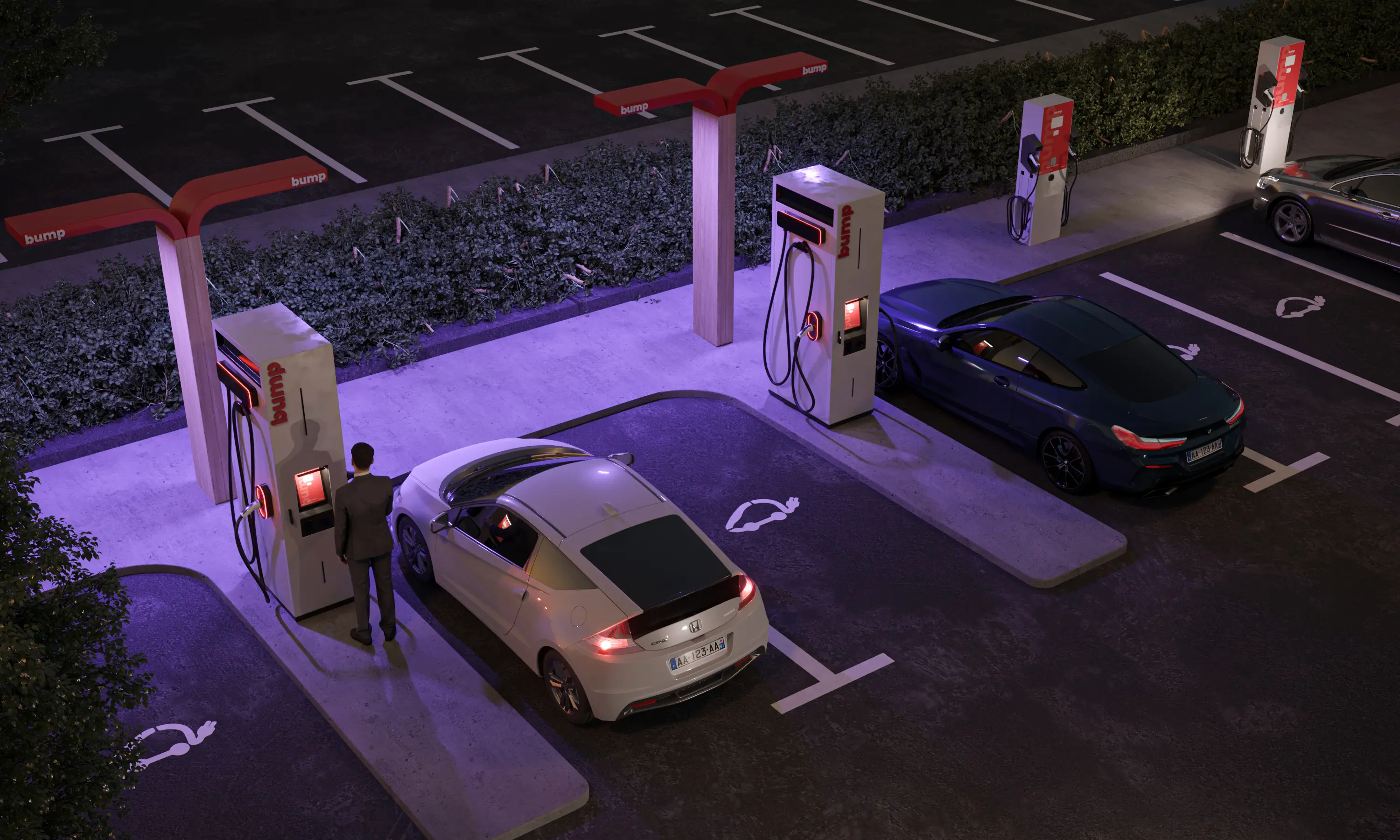 Infographie montrant l'augmentation des subventions et des points de recharge pour véhicules électriques grâce au programme Advenir.