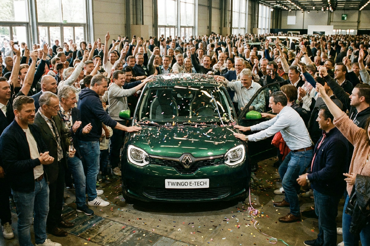 Renault Twingo E-Tech électrique : bain de foule triomphal au Salon de Bruxelles 2026