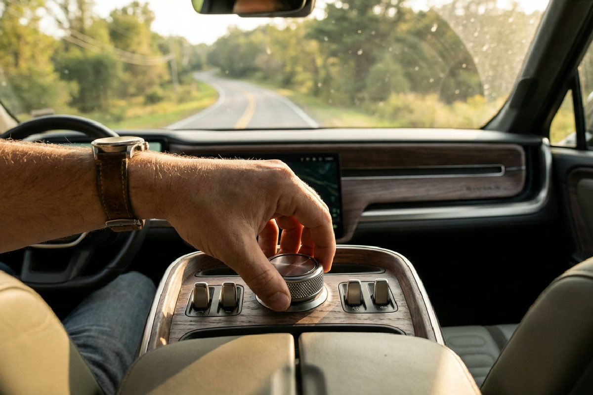 Rivian face au dilemme des boutons physiques : pourquoi l'industrie auto revient à l'essentiel