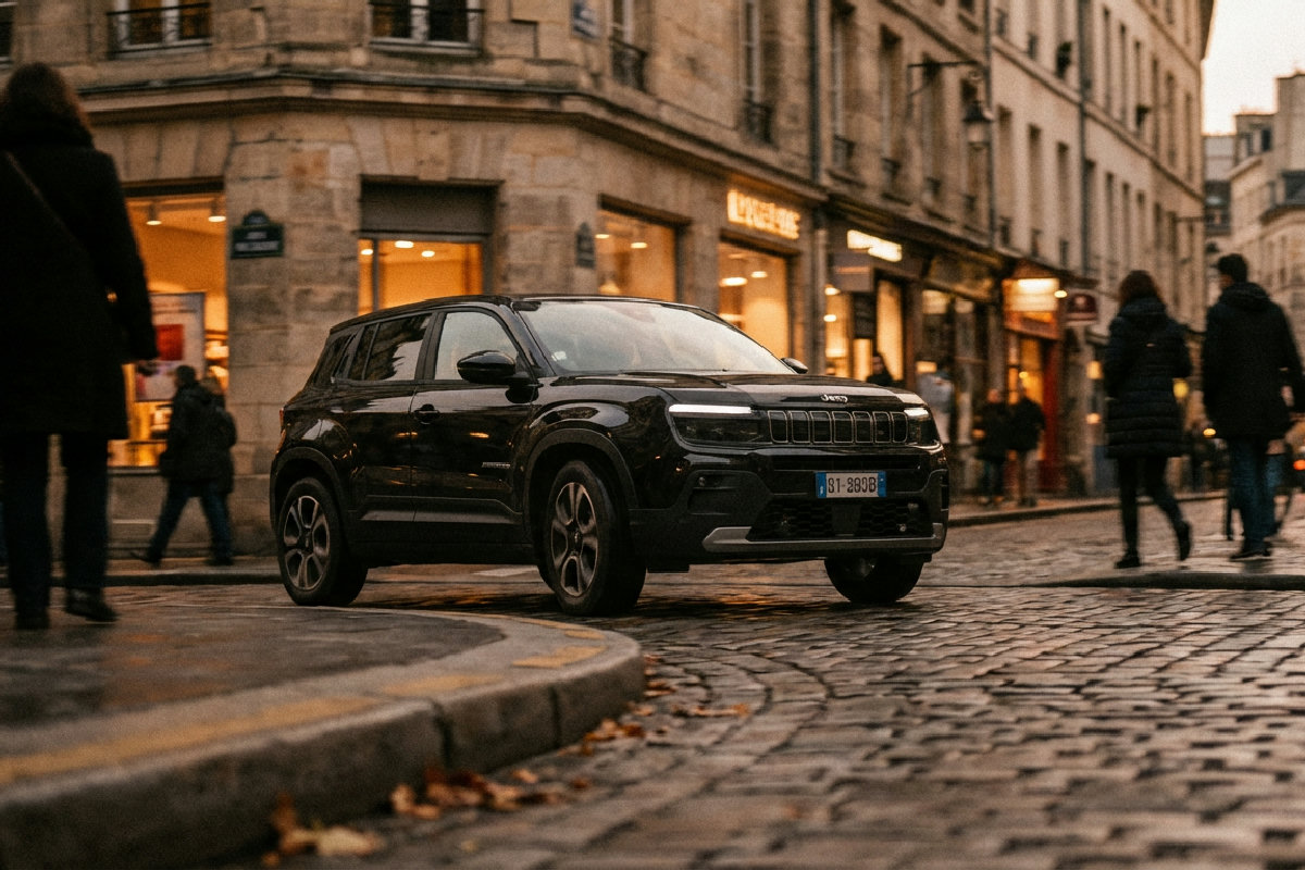 Jeep Avenger Black Edition : série spéciale ténébreuse pour séduire la ville