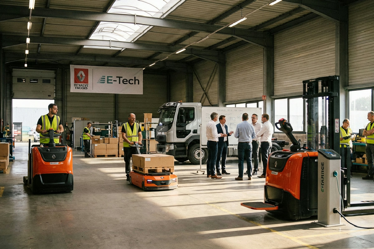 Renault Trucks Passe au Vert : L'Électrification de la Logistique Interne en Marche
