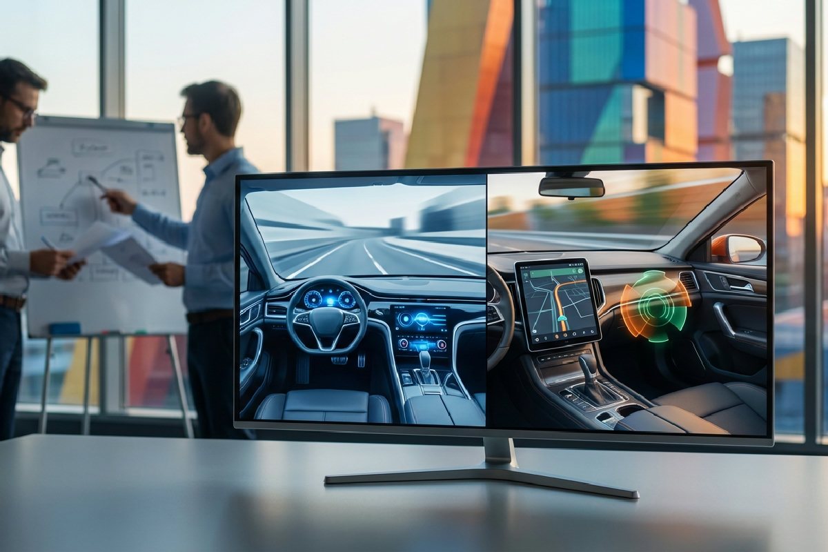 IA Automobile : Tesla et Stellantis, deux stratégies face à la révolution autonome