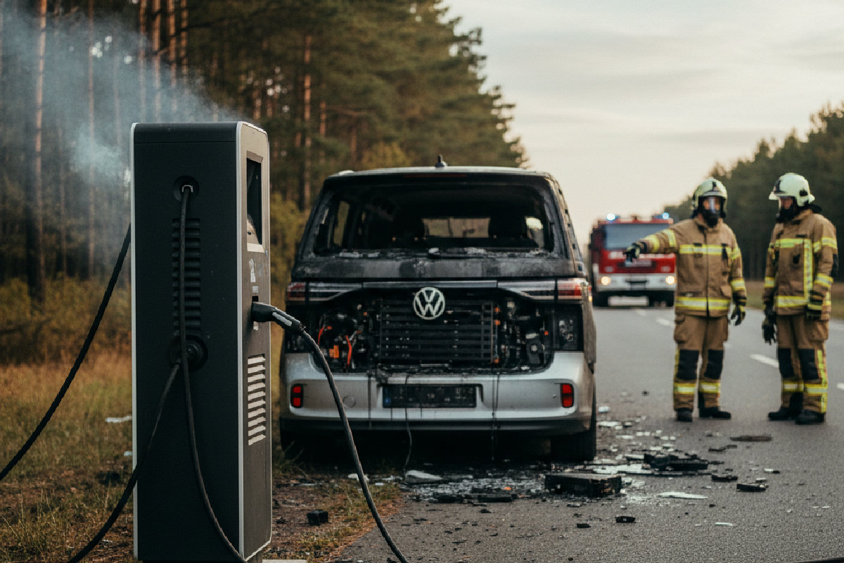 Volkswagen ID.Buzz : Enquête sur les incendies de batteries qui ravagent les bornes de recharge