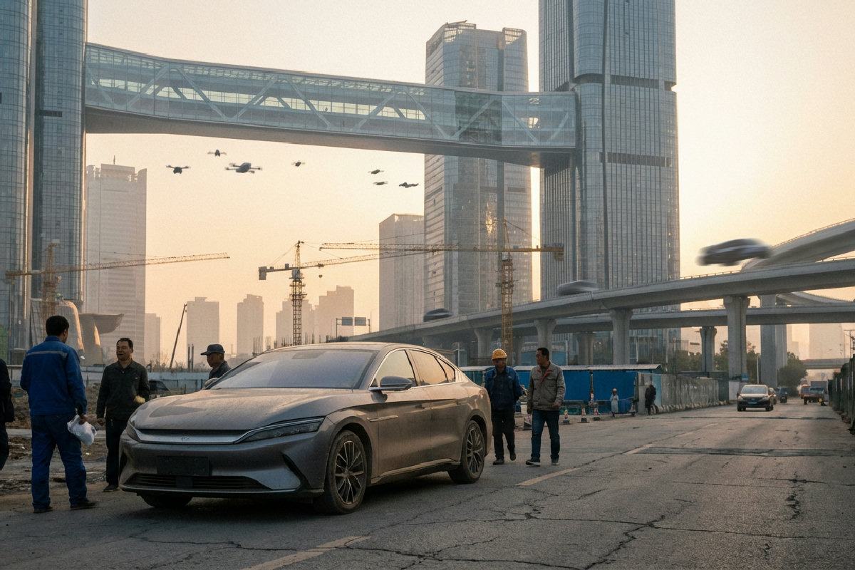 Voitures volantes : pourquoi BYD reste au sol tandis que la Chine décolle