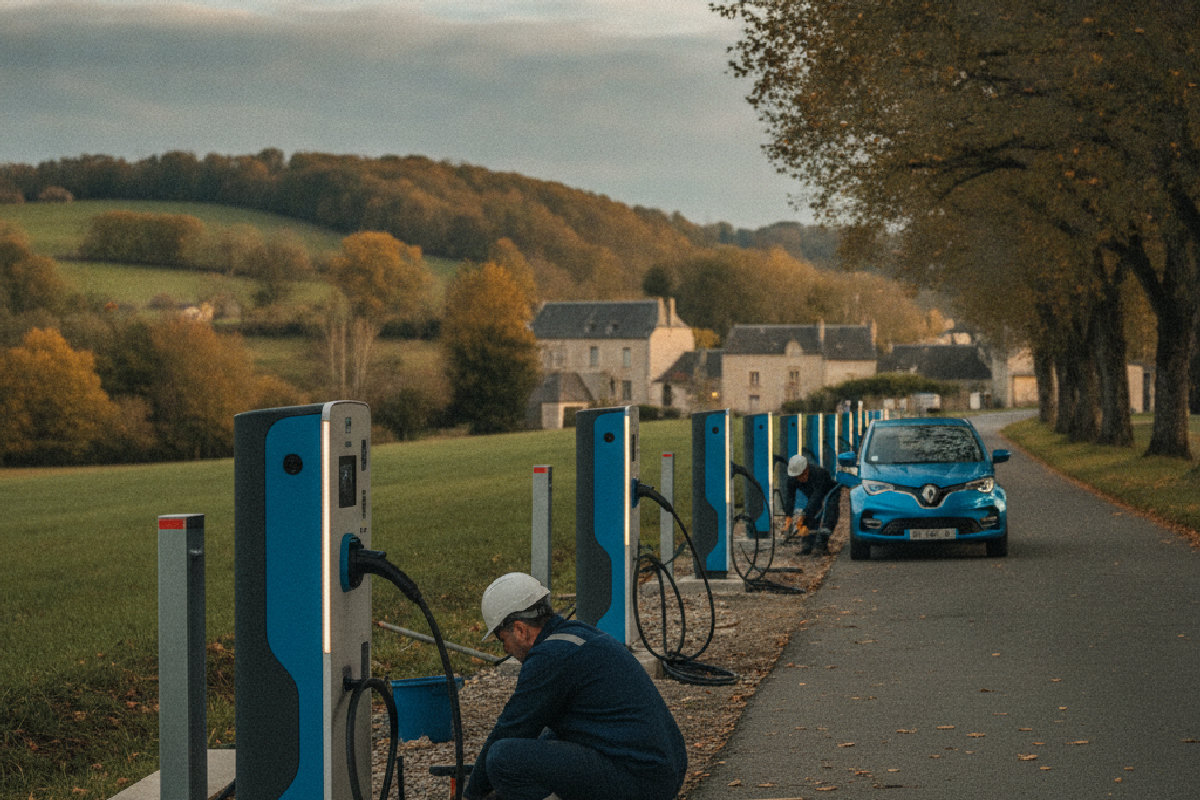 France : 500 millions d'euros investis pour déployer 50 000 bornes de recharge électrique