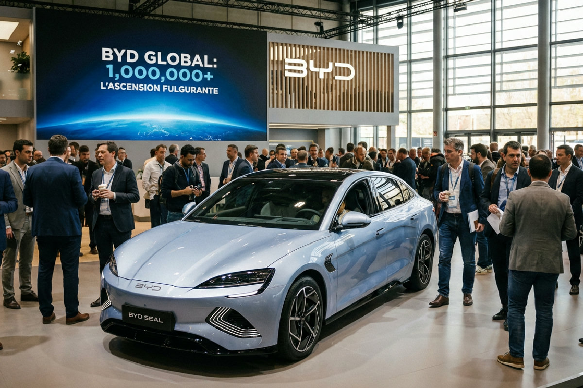 BYD Dépasse le Million : L'Ascension Fulgurante du Géant Chinois à l'International