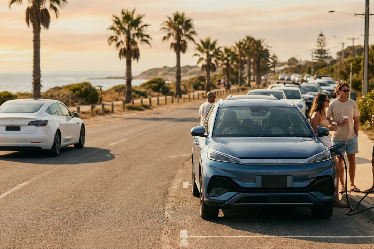BYD écrase Tesla en Australie : la marque chinoise domine le marché des VE en janvier 2026