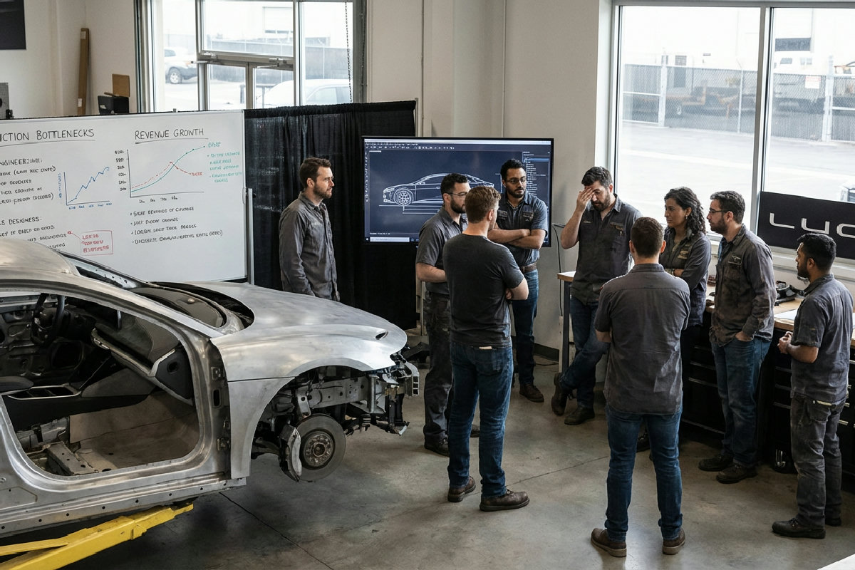 Lucid Motors : Croissance des revenus, défis de production et avenir incertain sur le marché des VE