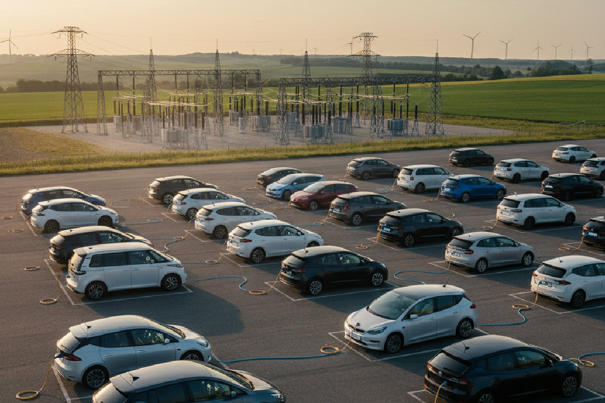 V2G en Allemagne : 700 voitures électriques injectent du courant pour stabiliser le réseau
