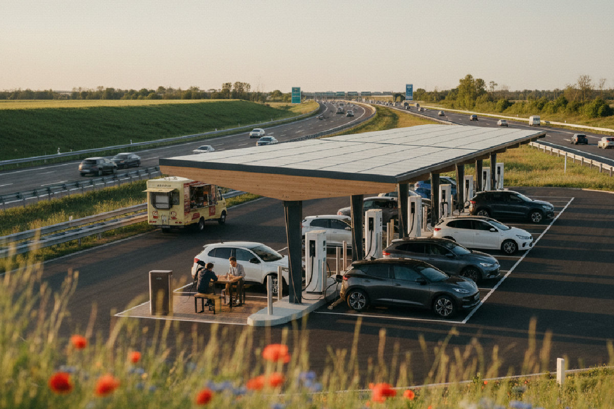 Recharge des voitures électriques sur autoroute : pourquoi les saturations restent limitées en mai 2026