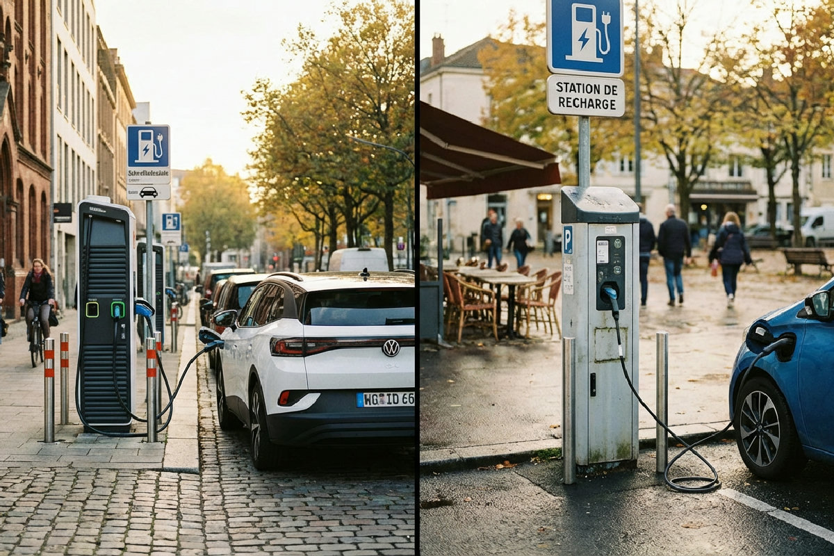 Bornes de Recharge : L'Allemagne montre-t-elle la voie à la France ?