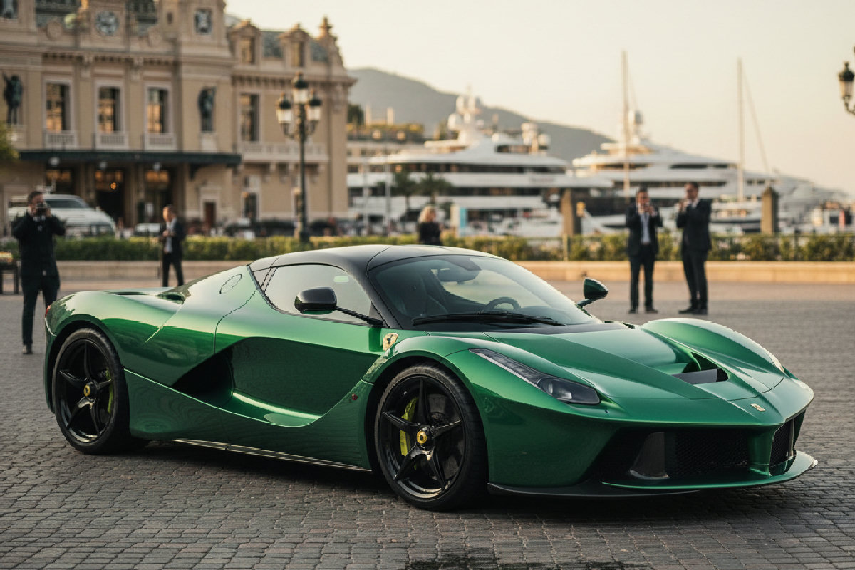 Ferrari LaFerrari verte unique : l'hypercar la plus exclusive aux ...