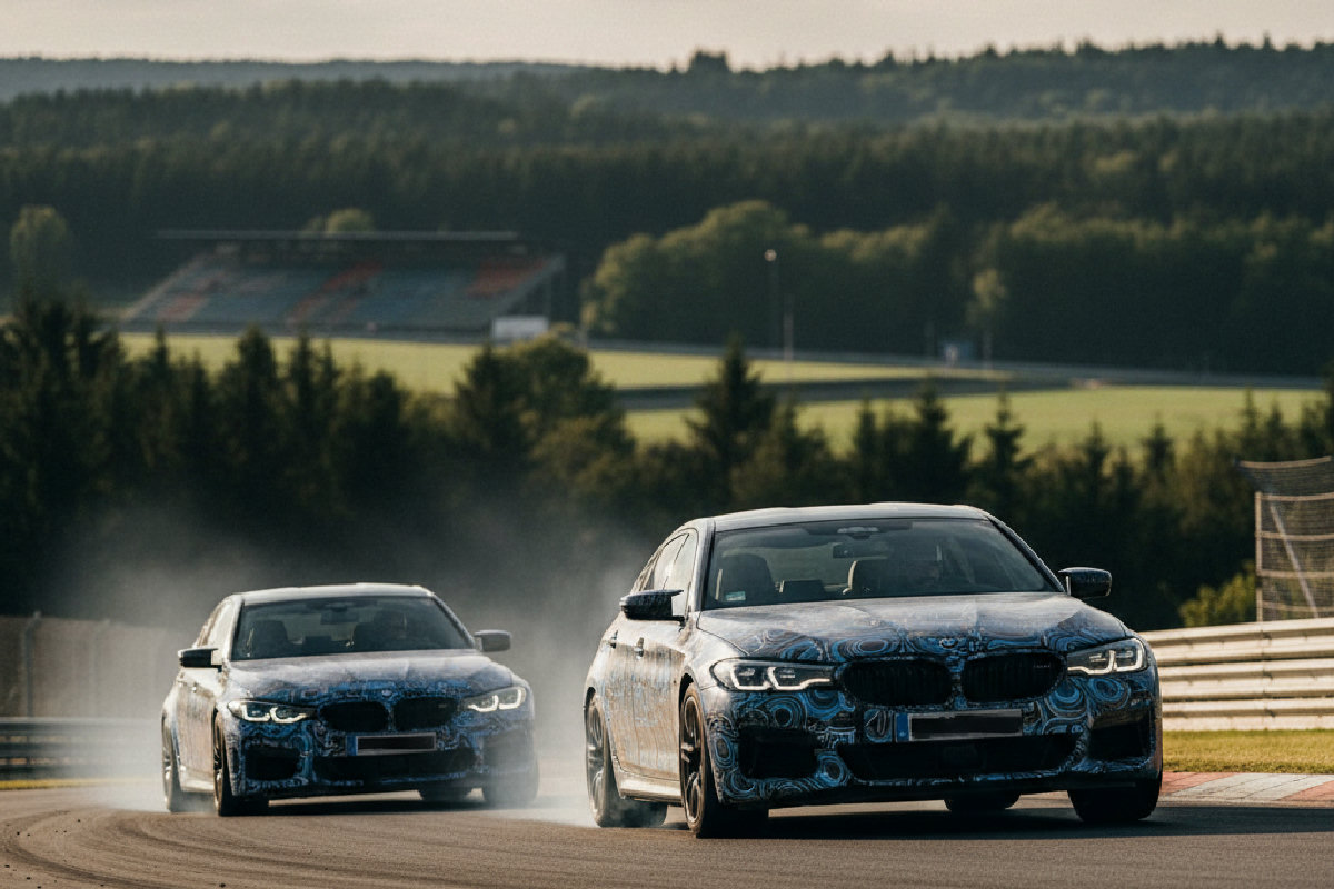 BMW M5 et M3 électriques : les prototypes intensifient leurs essais sur le Nürburgring