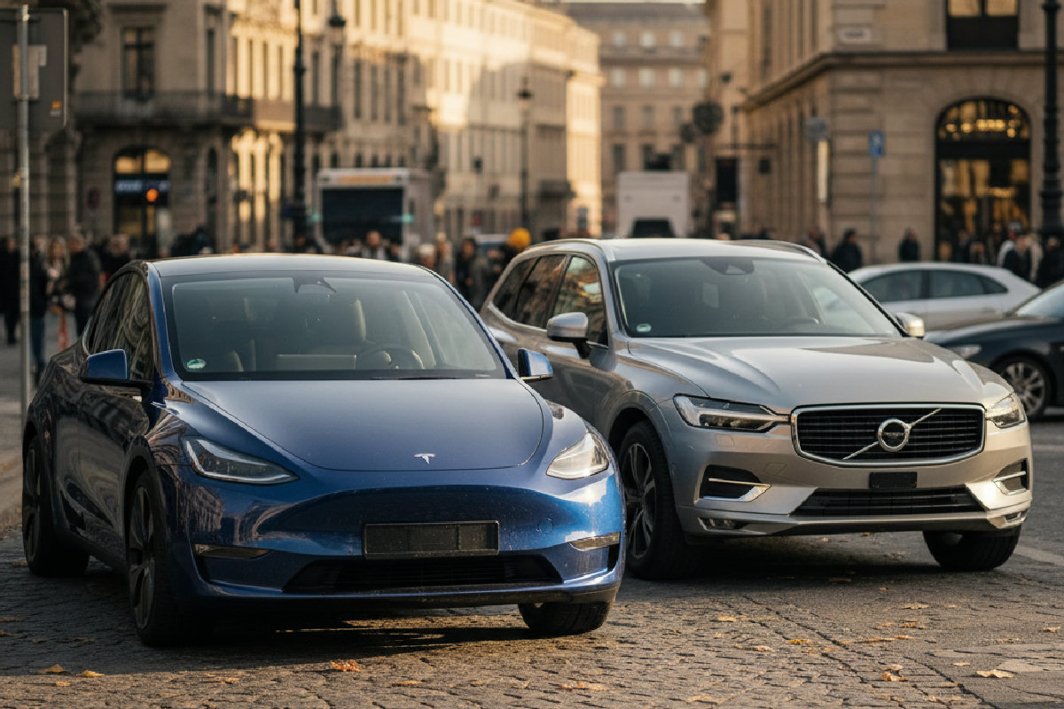 Tesla et Volvo résistent à la crise auto : +74% pour le Model Y malgré la chute générale
