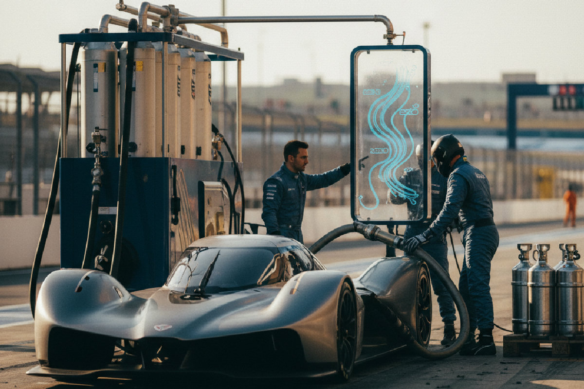 Hydrogène en course automobile : comment les véhicules seront ravitaillés et quels défis logistiques il reste à relever