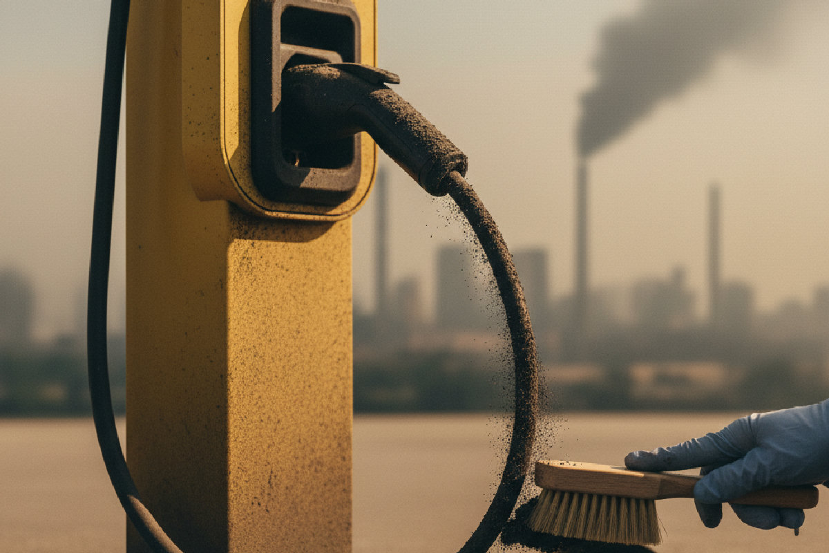 Bornes de recharge polluantes : réalité, origine des particules et solutions pour limiter l’impact