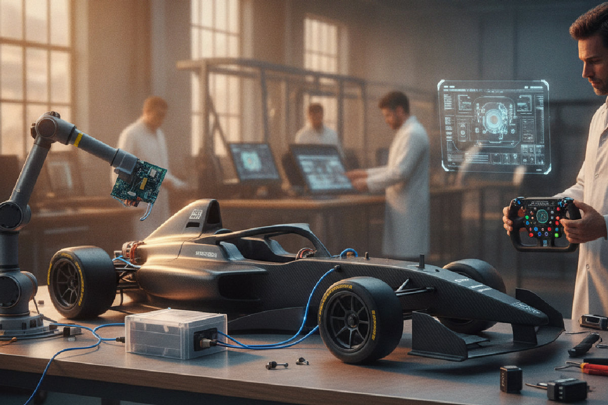 F1 : le labo de votre future voiture électrique