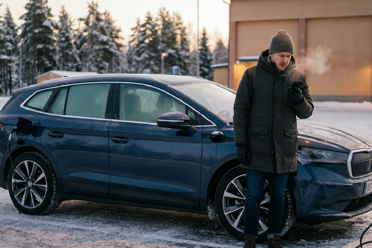Skoda Elroq : Le préconditionnement de batterie fonctionne-t-il vraiment en hiver ?