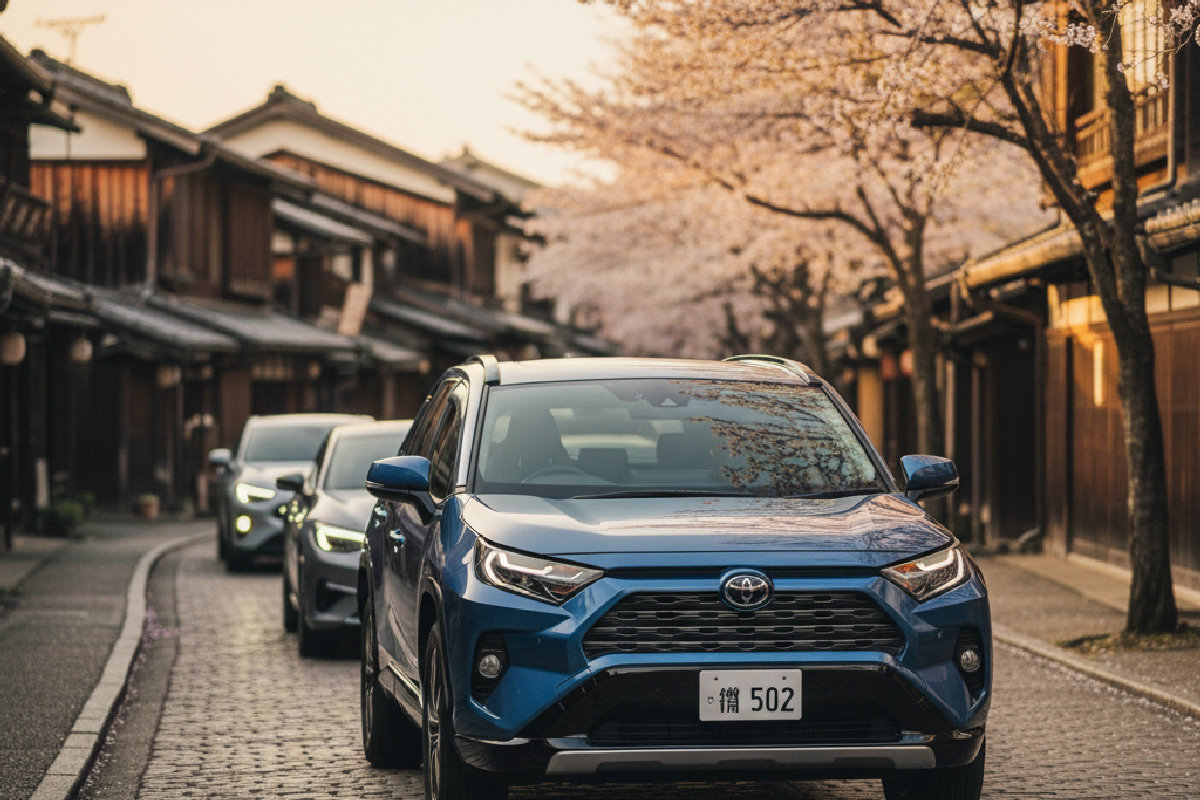 Toyota RAV4 PHEV débarque au Japon : le défi lancé aux voitures 100% électriques