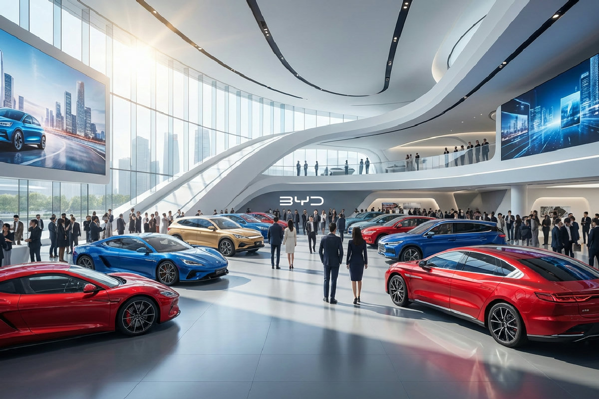 La Chine à l'Assaut du Marché des Voitures Électriques de Luxe : BYD en Tête de File